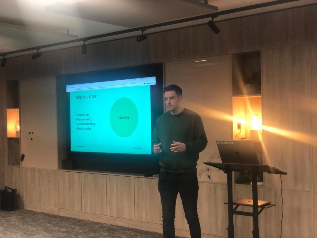 10 years ago I started attending events like <a href="/LadiesthatUXMCR/">Ladies that UX MCR</a> . It really helped me perfect my craft &amp; mature as a designer. Last night I had the privilege to give something back to the design community and the next generation of designers. Excited to do more talks in the future.