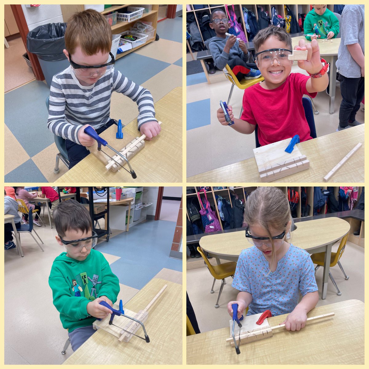 Mr.K brought his handsaws to our Kinder B class <a href="/hfcatholic/">Holy Family Catholic Elementary School</a> today! We learned about safety, carpenters, and even got to use real saws! 🪚 See you Friday for more! <a href="/bhncdsbSTEM/">BHN Stem</a> <a href="/bhncdsb/">BHNCDSB</a>