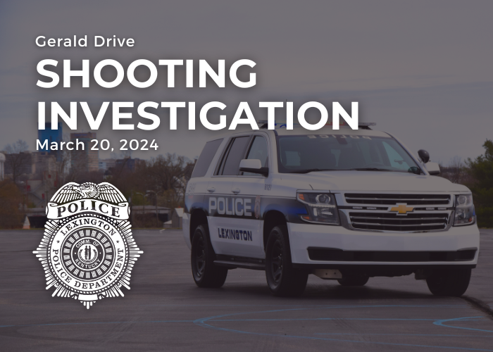 On March 20, 2024, at 3:57 p.m., officers were dispatched to the 1700 block of Gerald Drive for a shooting. When they arrived, they located a male victim who had been shot. The victim was transported to a local hospital with reported non-life-threatening injuries.
