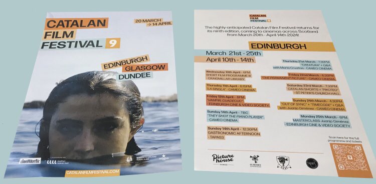 OutofHandScot's tweet photo. #print #posters #Outdoor #Outdooradvertising #distribution #posterdistribution #flyerdistribution @CinemaAttic Catalan Film Festival 9th edition, #cinemas across #Scotland 21st-25th March, April 10th-14th #Edinburgh #Dundee &amp; #Glasgow https://t.co/rp3ozWcjez 
#film https://t.co/qTxqMxA34Q