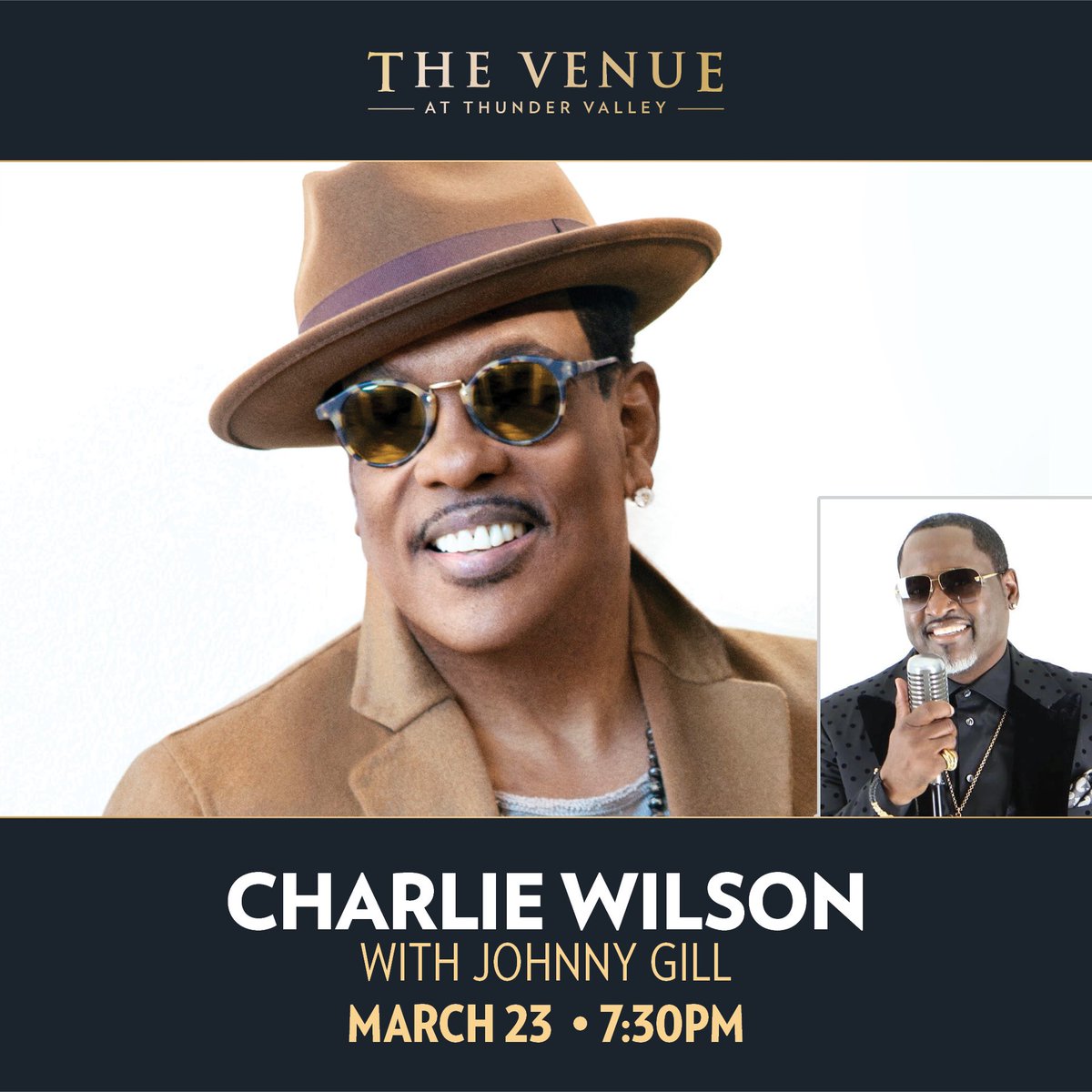 Lincoln, y’all ready! 🕺🏾I’m headed to The Venue at @Thunder_Valley this Saturday, 3/23 with @JohnnyGill! Get your tickets 🎶 @PMusicGroup lnk.to/CharlieWilson