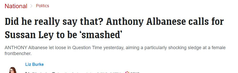 Anthony Albanese is a known misogynist . Remember when he said, 'smash her'.