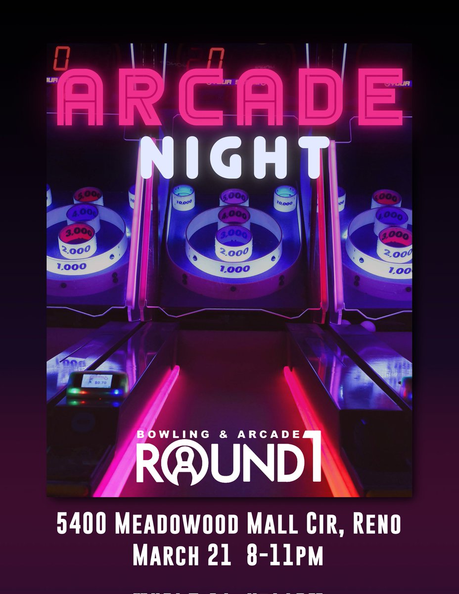 Tomorrow from 8pm-11pm, we will be having arcade night at Round1! 😝🎮 If you would like to attend, please RSVP on our Discord! More information can be found on our Instagram post down below. :)
instagram.com/p/C4wKjgiPs1r/…