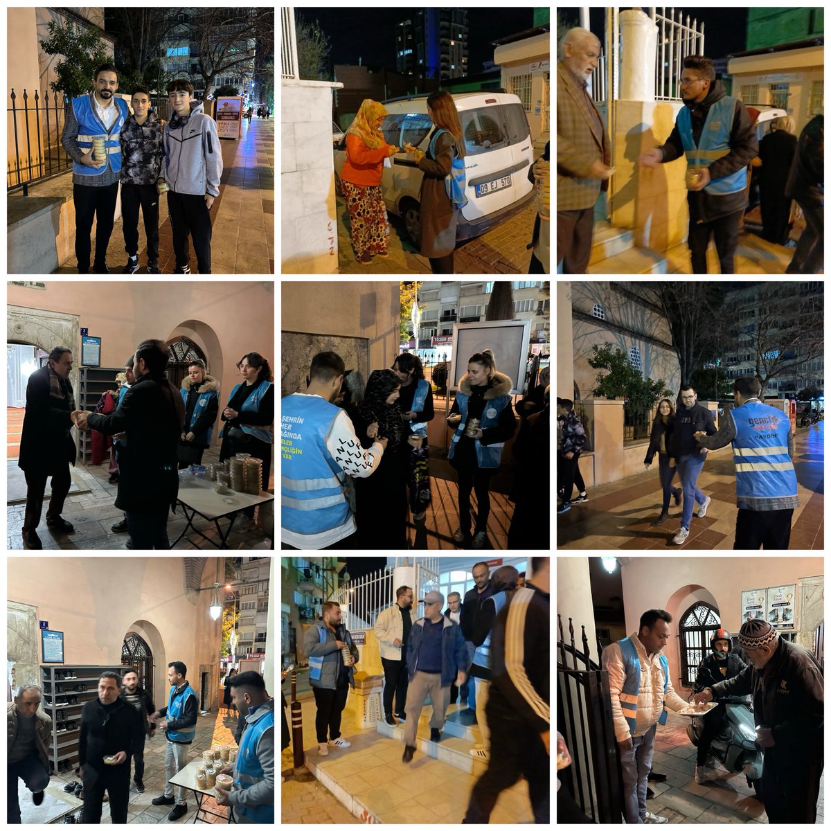 “Ramazan orucu farz, teravih namazı ise sünnettir. Bu ayda oruç tutup, gecelerini de ibadetle geçirenin günahları affolur.” 
AK Parti Aydın Gençlik Kolları olarak; teravih namazı sonrası ikramlarda bulunduk.