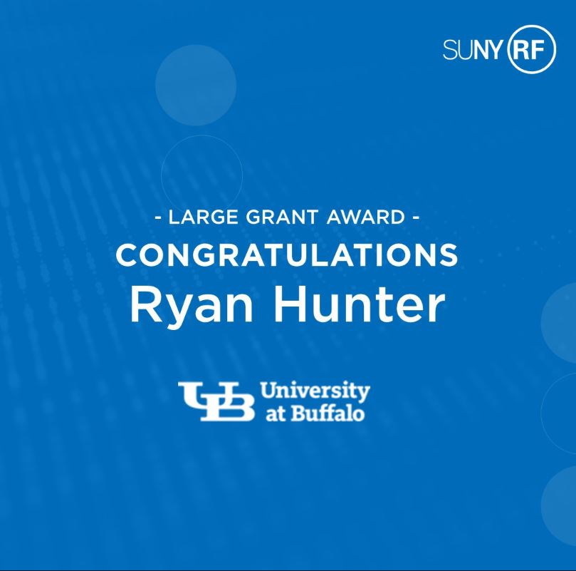 Congratulations to Associate Professor Ryan Hunter on being awarded $2.9 million from @NIAIDFunding. The SUNY Research Foundation is proud to support your work at the Jacobs School of Medicine and Biomedical Sciences at the @UBuffalo. #SUNYResearch #SUNYImpact