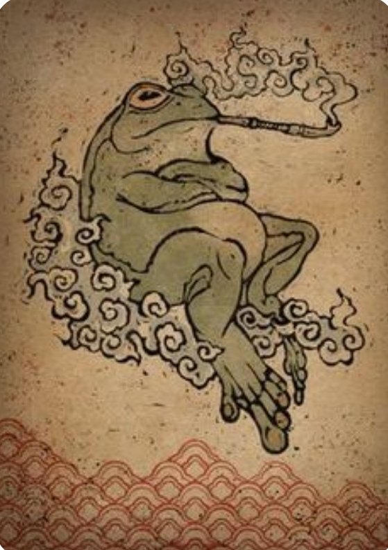Let's sit awhile & contemplate our relationship with nature 🌿 or the nature of our relationship ... 🤔
#OrJustGetHigh 🌬
#WorldFrogDay 🚬🐸💚