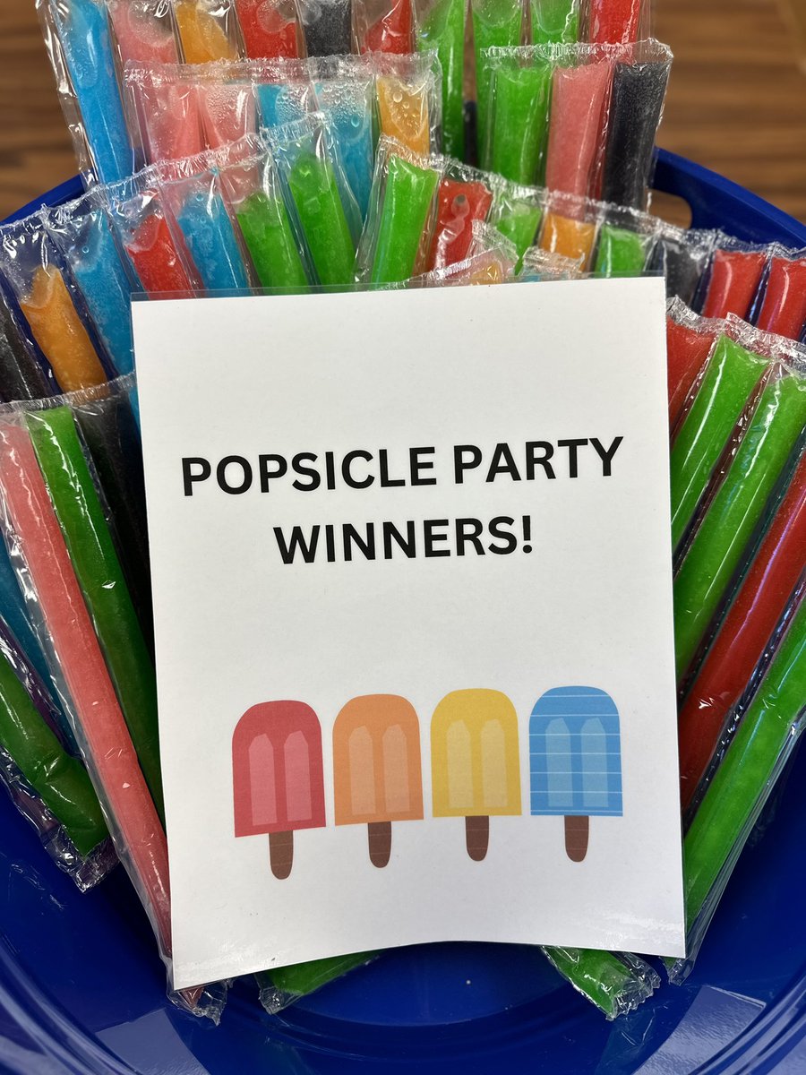 It was the perfect day ☀️ for our popsicle challenge winners to enjoy their reward!