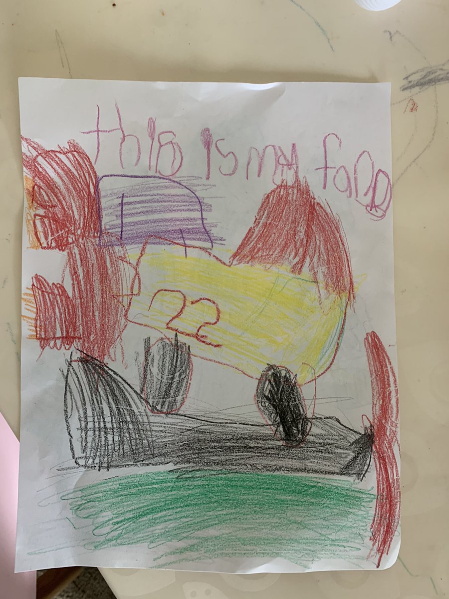 ScottDvo's tweet photo. @joeylogano my 6 year old daughter drew this before the Bristol race!! She is a fan of yours!! https://t.co/4JINydYss3