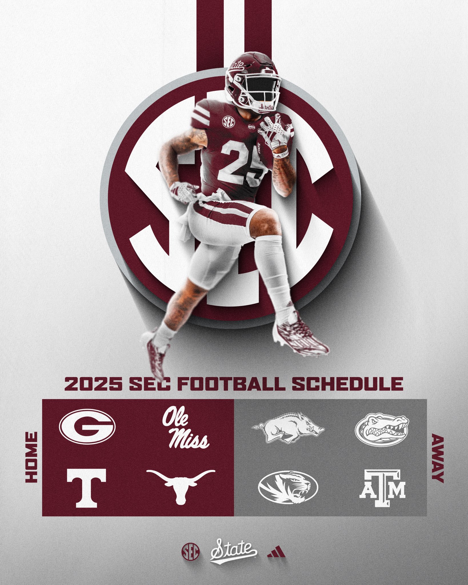 Mississippi state football schedule discount