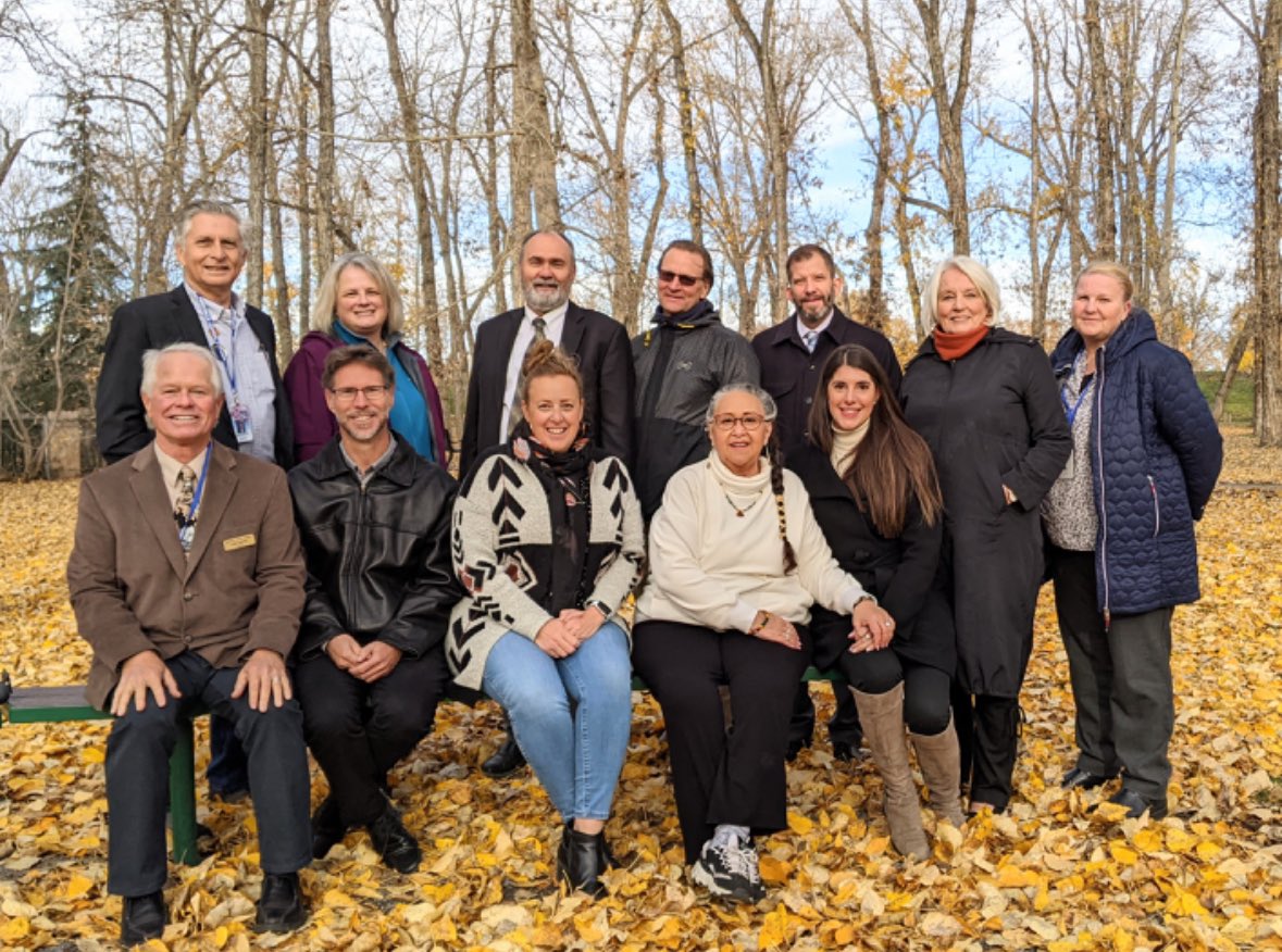 Happy #ElderbearyDay! Today is a day to celebrate & honour the contributions of our Elders recognizing all the good they bring to our communities. Thank you Kookum Virginia for supporting & walking alongside the #FSDTrustees on our truth & reconciliation journey🧡 #flourishingFSD