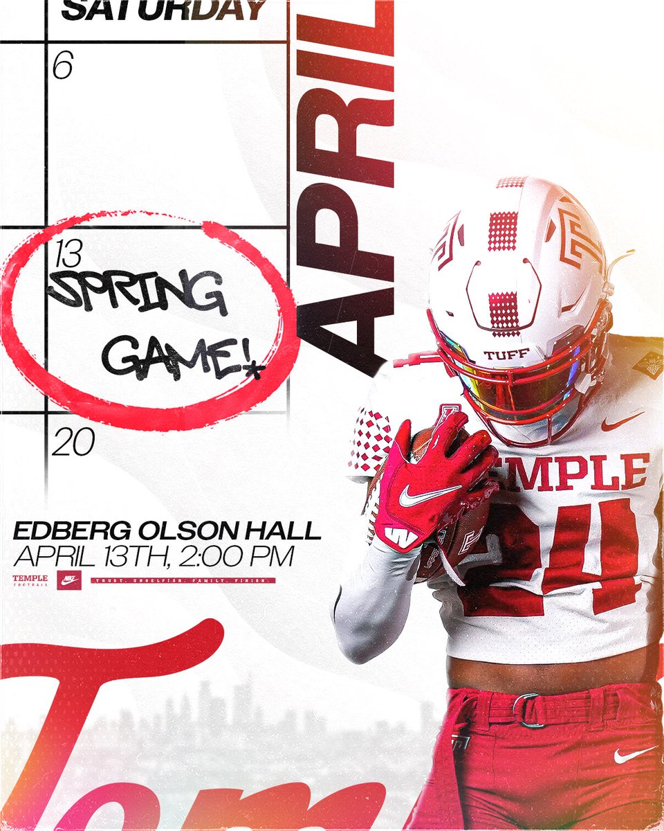 See you all on April 13th‼️👀 For more info, visit: bit.ly/4a1Nlo8 #TempleTUFF