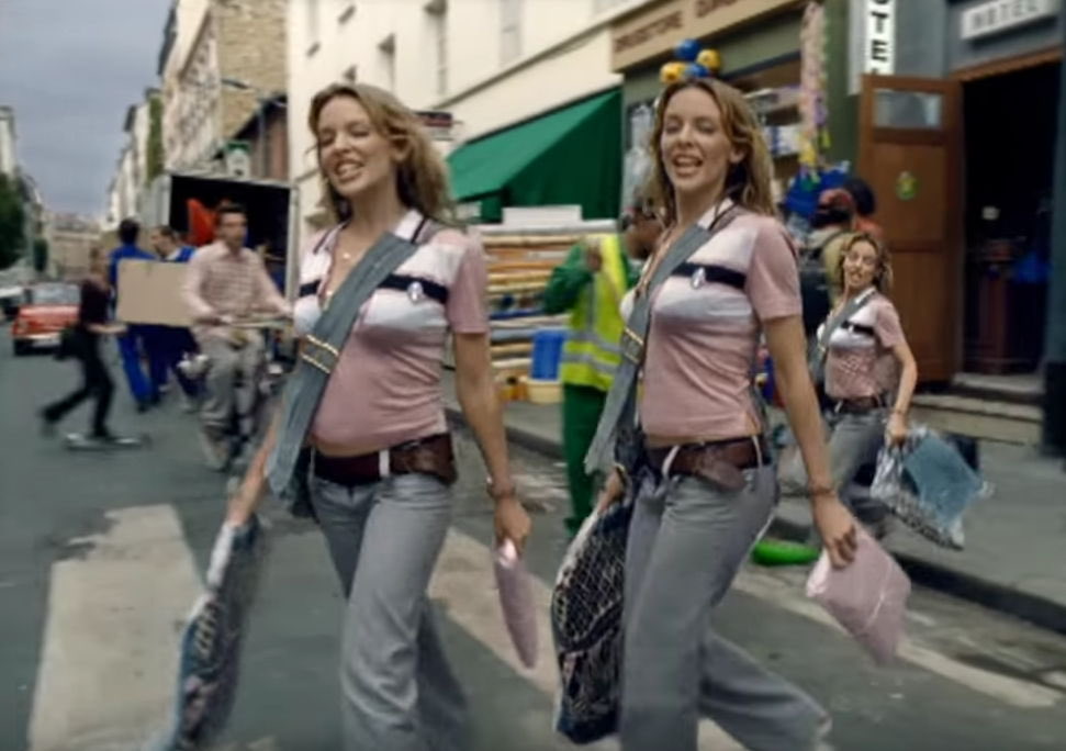 Listening to Kylie in midtown