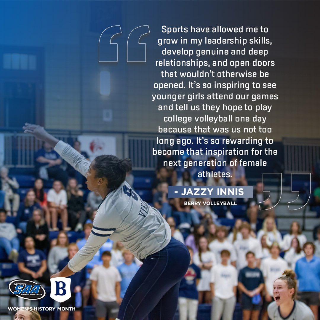 𝐇𝐀𝐏𝐏𝐘 𝐖𝐎𝐌𝐄𝐍’𝐒 𝐇𝐈𝐒𝐓𝐎𝐑𝐘 𝐌𝐎𝐍𝐓𝐇 to all of our female student-athletes, coaches, administrators, and staff throughout all of our institutions! 
Today, we’re highlighting amazing women from Berry, Centre, and Sewanee! 

#womenshistorymonth #womeninsports