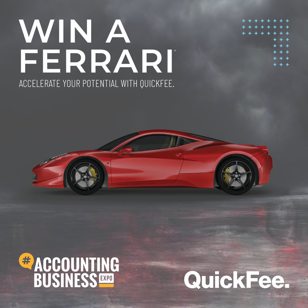 If you are heading to the Accounting Business Expo in Melbourne today be sure to stop by and visit the QuickFee team at booth D80. Today is your last chance to go in the draw for your chance to win a luxury Ferrari experience. #ABExpo
#quickfee #accounting #accountants