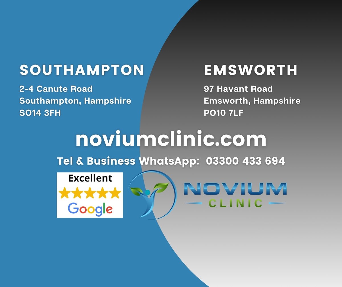 <a href="/noviumclinic/">Novium Clinic</a> is open in #Southampton and #Emsworth, #Hampshire .

#privateGP #doctor #clinic