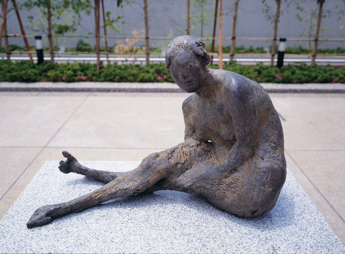 銅板レリーフ　柳原義達作　飛ぶ　裸婦画　RYUJI.M刻印　2点　N　6548 今日(3月21日)は彫刻家、柳原義達(やなぎはらよしたつ、1910－2004)の