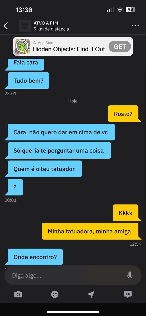 KayqueEva's tweet image. boa noite com esse fora / peróla do Grindr.