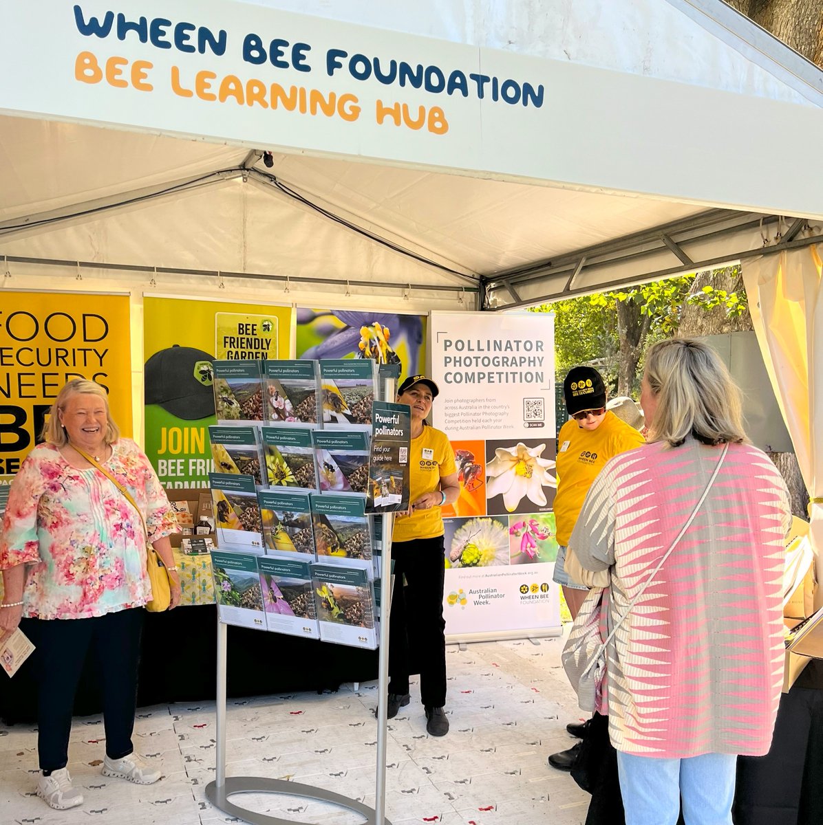 We're at the Melbourne International Flower & Garden Show this week talking about all things bees. Come and see the live observation hive, explore the native bee display, learn about the Centre for Bee Education and pick up a Powerful Pollinators Planting Guide.