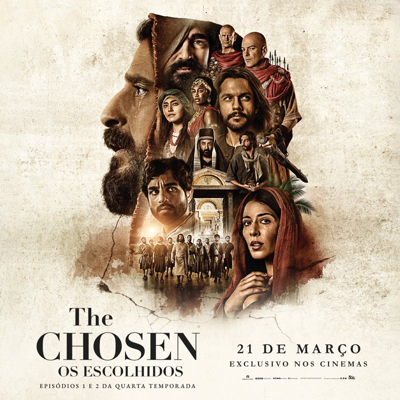 Bençãos vindo aí. 🙏🏽

Os episódios 1 e 2 da 4ª temporada de #TheChosen #OsEscolhidos estão chegando em 21 de março, exclusivamente nos cinemas.

Estarei conferindo amanhã a convite da @ParisFilmes