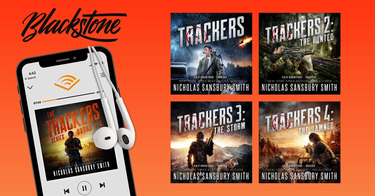 🎧 LIMITED TIME OFFER ON @AUDIBLE_com! 📚 Join the thrilling world of #TheTrackersSeries by @greatwaveink. Get all four books now for just $7.99! This gripping survival series will keep you hooked. Don't miss this amazing deal ➡️ ow.ly/Gr2x50QY6k6