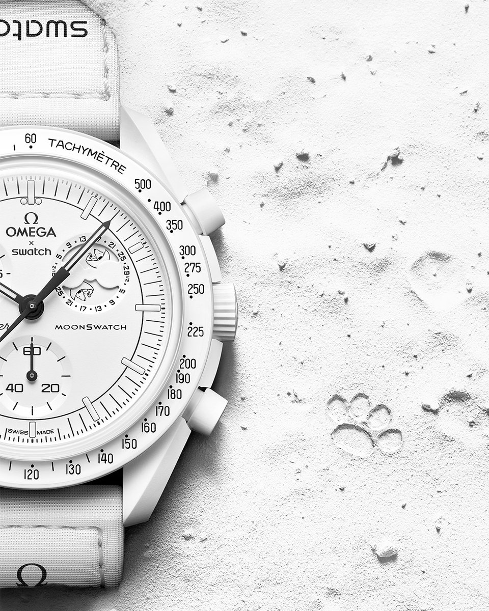 Discover MISSION TO THE MOONPHASE, the latest addition to the Bioceramic MoonSwatch Collection and the first Swatch chronograph to feature a moon phase function. Dropping March 26 in select Swatch stores worldwide. #MoonSwatch #OMEGAxSwatch #Swatch swat.ch/4chBWSy