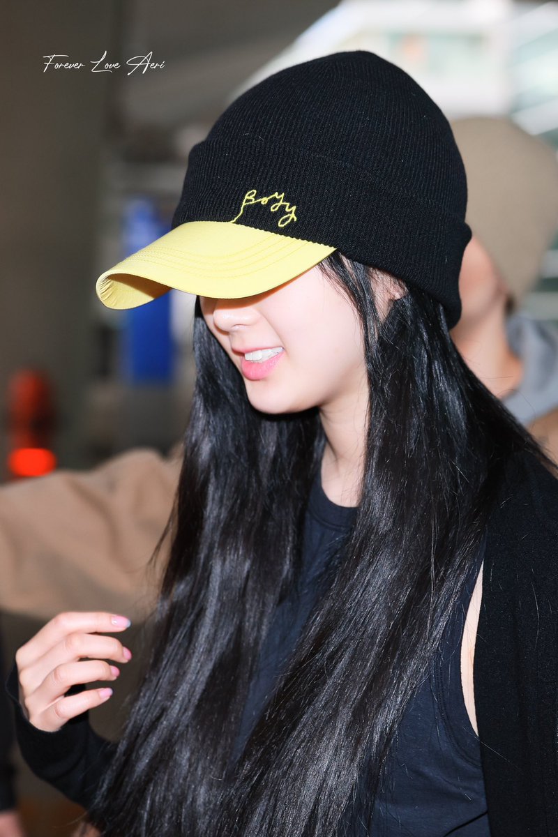 ForeverLoveAeri's tweet image. 240319 ICN 
HQ 🖤

#GISELLE #지젤 #ジゼル
#aespa #æspa #에스파