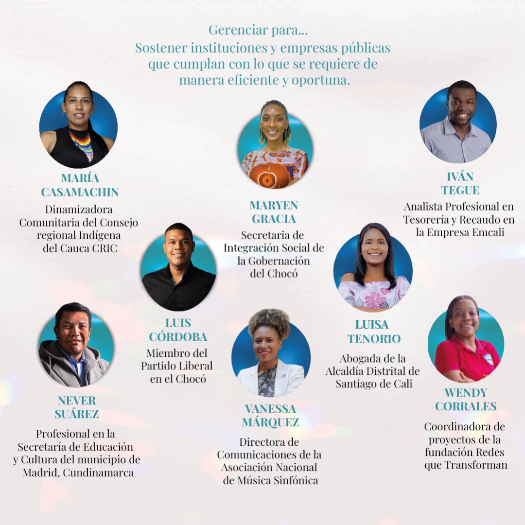 Gerenciar para…

Sostener instituciones y empresas públicas que cumplan con lo que se requiere de manera eficiente y oportuna.

#TalentoVisible #GerentesVisibles