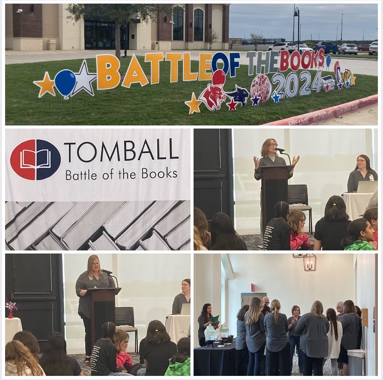 Excited to see our amazing intermediate and junior high readers compete, tonight, at the TISD Battle of the Books- So blessed to have such fabulous librarians leading this great literacy event!!