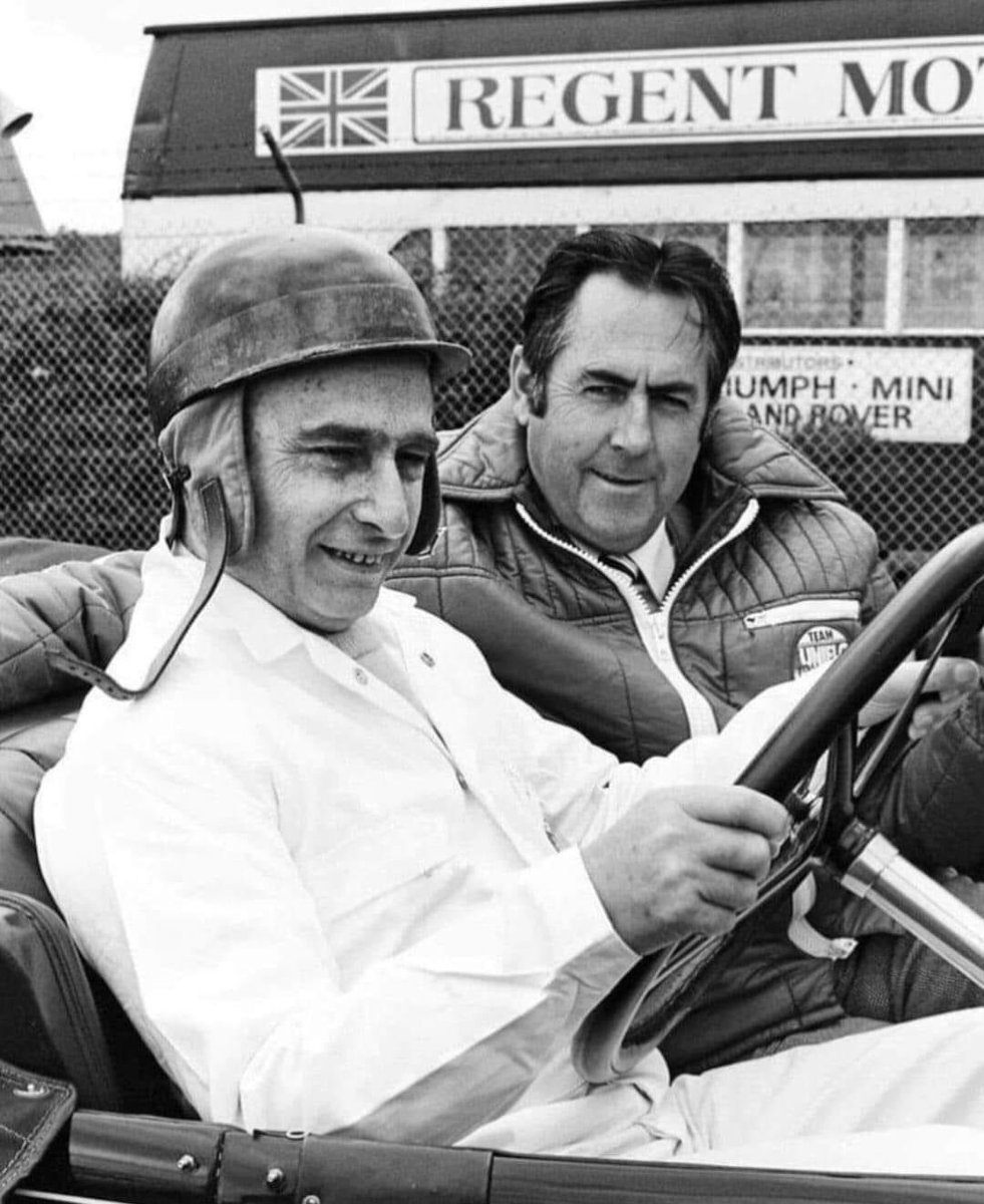 Juan Manuel Fangio & Jack Brabham