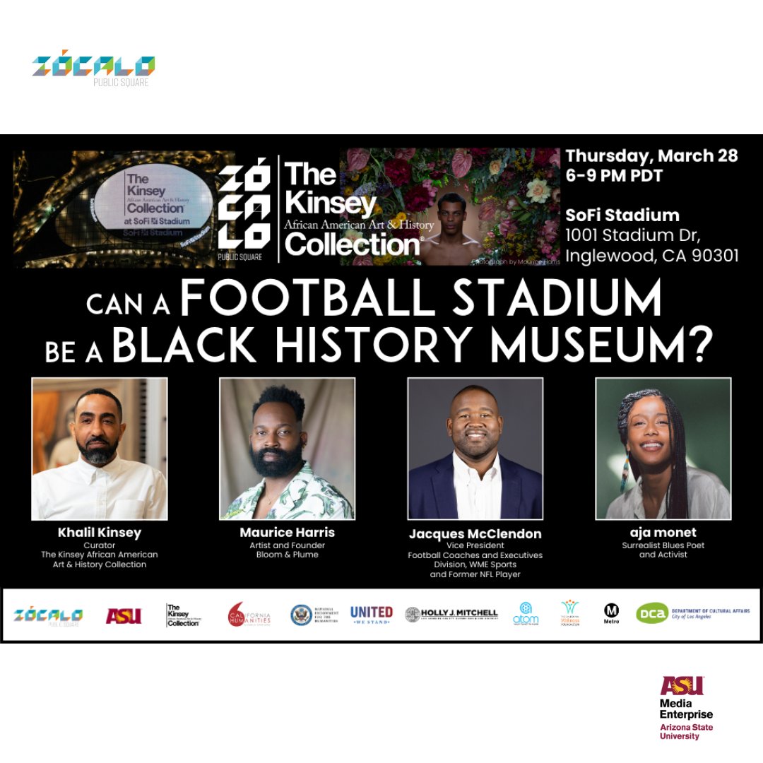 Football meets culture <a href="/ThePublicSquare/">Zócalo Public Square</a> in <a href="/SoFiStadium/">SoFi Stadium</a>  on March 28, 2024. Mark your calendars to join this unique experience. 

Register and learn more here: zocalopublicsquare.org/event/can-a-fo…