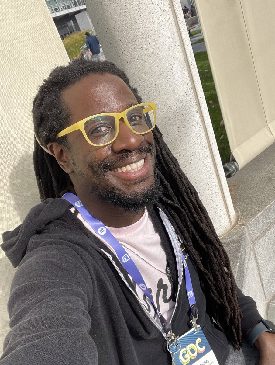 I’m Jarryd Huntley, Sr. Lead Optimization Engineer at Owlchemy Labs. ✌🏿 I’m hanging out at the park at GDC now, come find me and say hi! #WhatAGameDevLooksLike