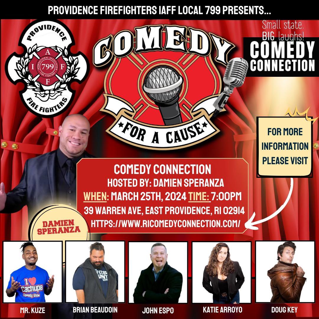 Less than a week away! Join us for Comedy for a Cause Monday March 25 at the Comedy Connection in East Providence! Tickets can be purchased online events.ricomedyconnection.com/shows/253305