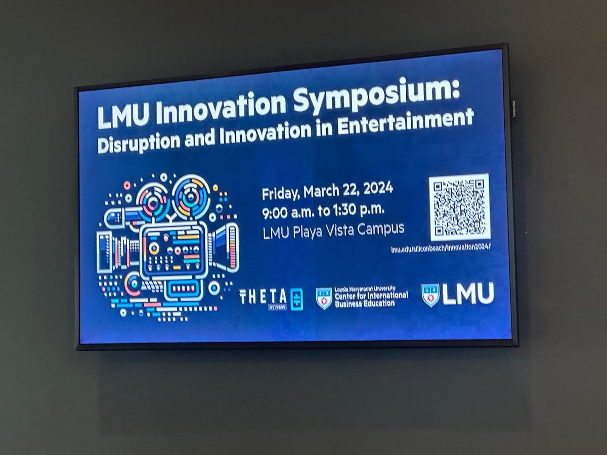 I’m excited to join @LoyolaMarymount this Friday for a deep dive into the tech-storytelling nexus! 🚀 We’ll explore how merging creativity with tech fuels innovation in entertainment. ⚡️⚡️⚡️