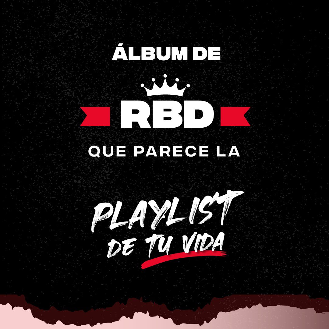 Amor, tristeza y reventón… ¿qué álbum de #RBD suena como tu vida ❤😄🔥?