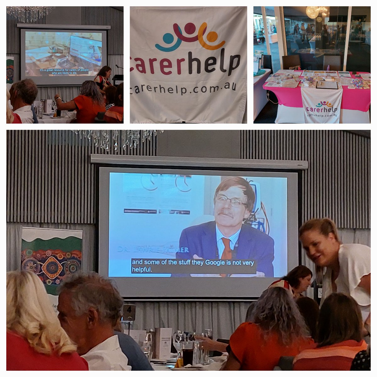 The #CarerHelp team were delighted to attend the @BrisNorthPHN #PalliativeCare evening for #primarycare last night and showcase what the CarerHelp website has to offer. Learn more about CarerHelp in this video ➡️ carerhelp.com.au/News/CarerHelp…