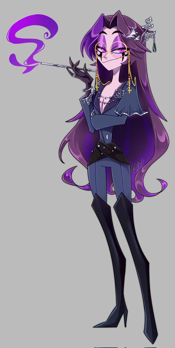 "Tell me love. What is it you desire most in this world?"

Art by <a href="/NutCollin/">Collin_nut</a> 

#HelluvaBoss #helluvabossOC #Hazbinhotel #humanized #OC #art