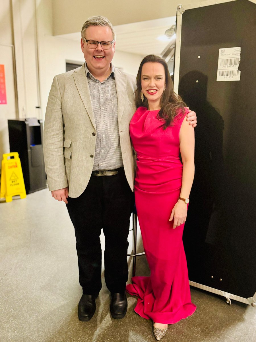 And a backstage snap with my fab accompanist on the night, @ryanmolloymusic @ITMADublin @NCH_Music #Tommiepotts