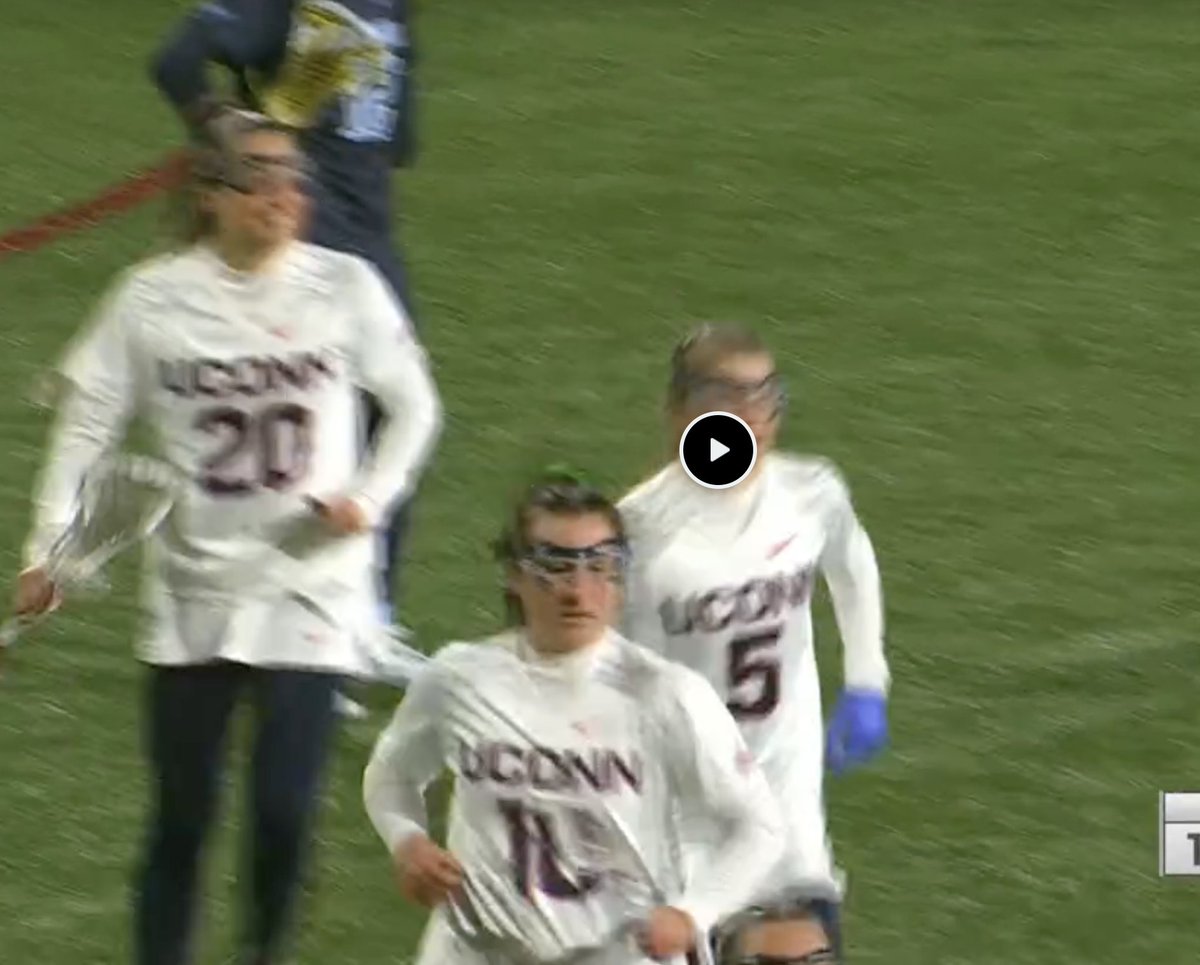 So cool to be watching @KelseyNeary live! @UConnWLAX up big