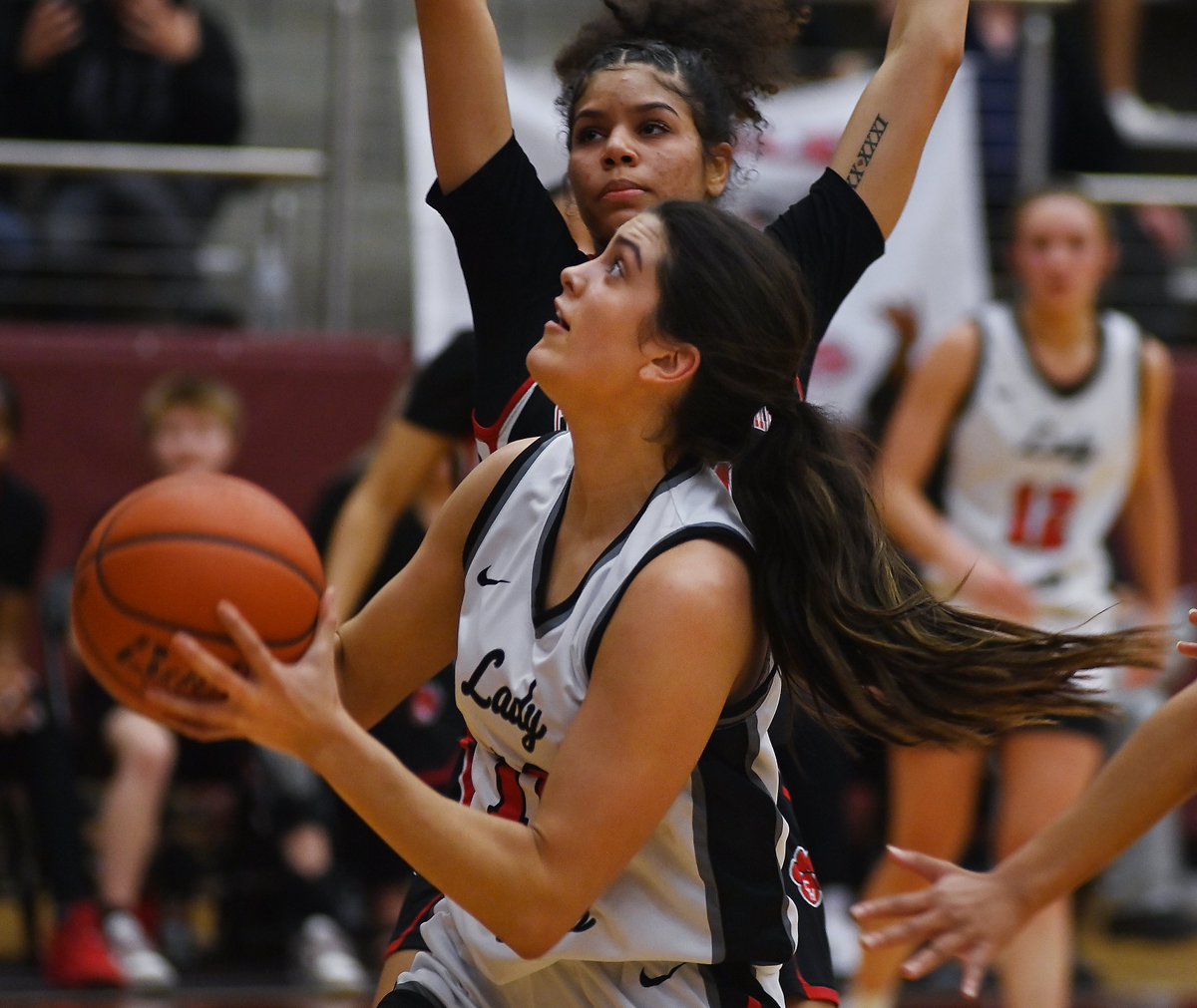 Three local girls basketball players were honored among the state's best Wednesday when the Texas Girls Coaches Association unveiled its all-state teams.

Argyle's Samantha Bacon and Gabby Campbell earned nods alongside Krum's Gracie Hunter.
dentonrc.com/sports/high_sc…