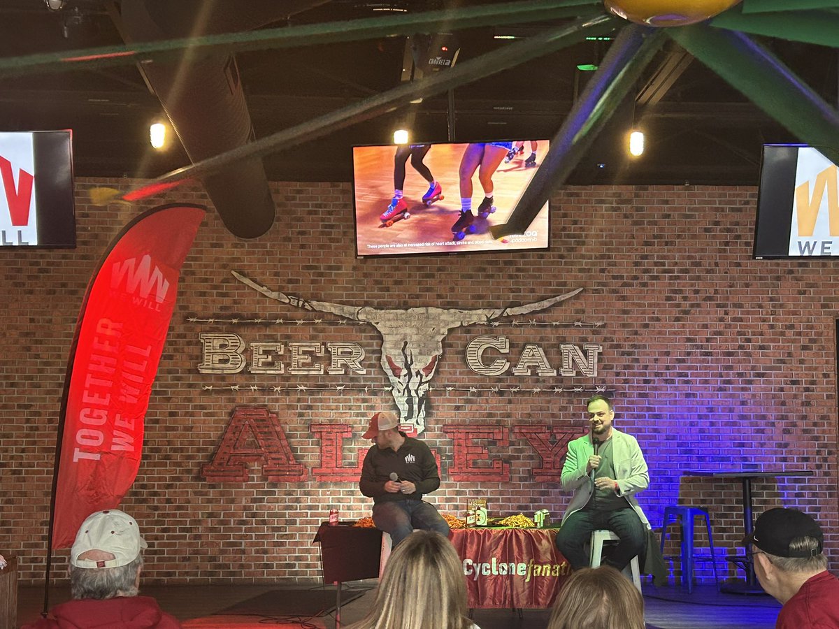 Beer Can Alley (@beercanalleyusa) on Twitter photo Thanks again to <a href="/WeWillCllective/">WeWillCollective</a> for having their event tonight at Beer Can Alley!
<a href="/ChrisMWilliams/">Chris Williams</a> & <a href="/brentblum/">Brent Blum</a> putting on a great show.
Go Clones!!!
#Cyclones Thanks again to <a href="/WeWillCllective/">WeWillCollective</a> for having their event tonight at Beer Can Alley!
<a href="/ChrisMWilliams/">Chris Williams</a> & <a href="/brentblum/">Brent Blum</a> putting on a great show.
Go Clones!!!
#Cyclones