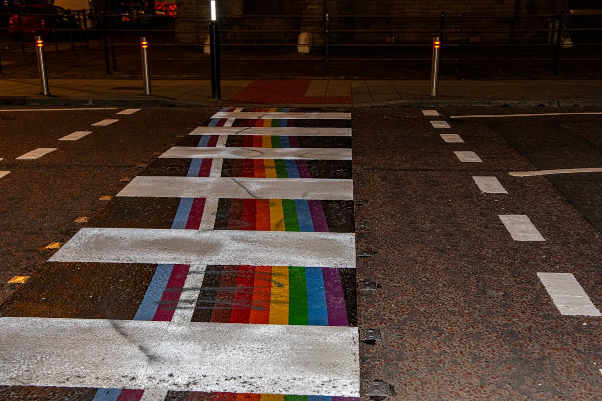 the_BPL_bible's tweet photo. At or around 9pm this evening vandals have defaced the zebra crossing close to Banks Street on Dickson road that was only painted 48 hours ago. https://t.co/K5dV6PiW1G