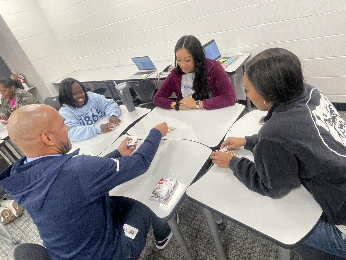 UNO March Madness with our Department Leaders & Assistant Principals. Our activity focused on Collaboration, Consistency, Commitment & Competition. Congratulations to Mr. Peck & Mrs. Golden (Team Vipers) that demonstrated the 4 C’s throughout the tournament to be crowned champs!