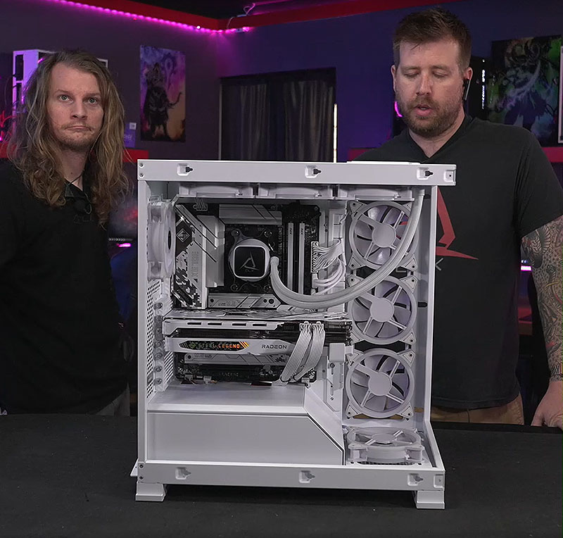 This new white all-in-one CPU cooler from @CLXGaming slaps so hard! #pcgaming #liquidcooling