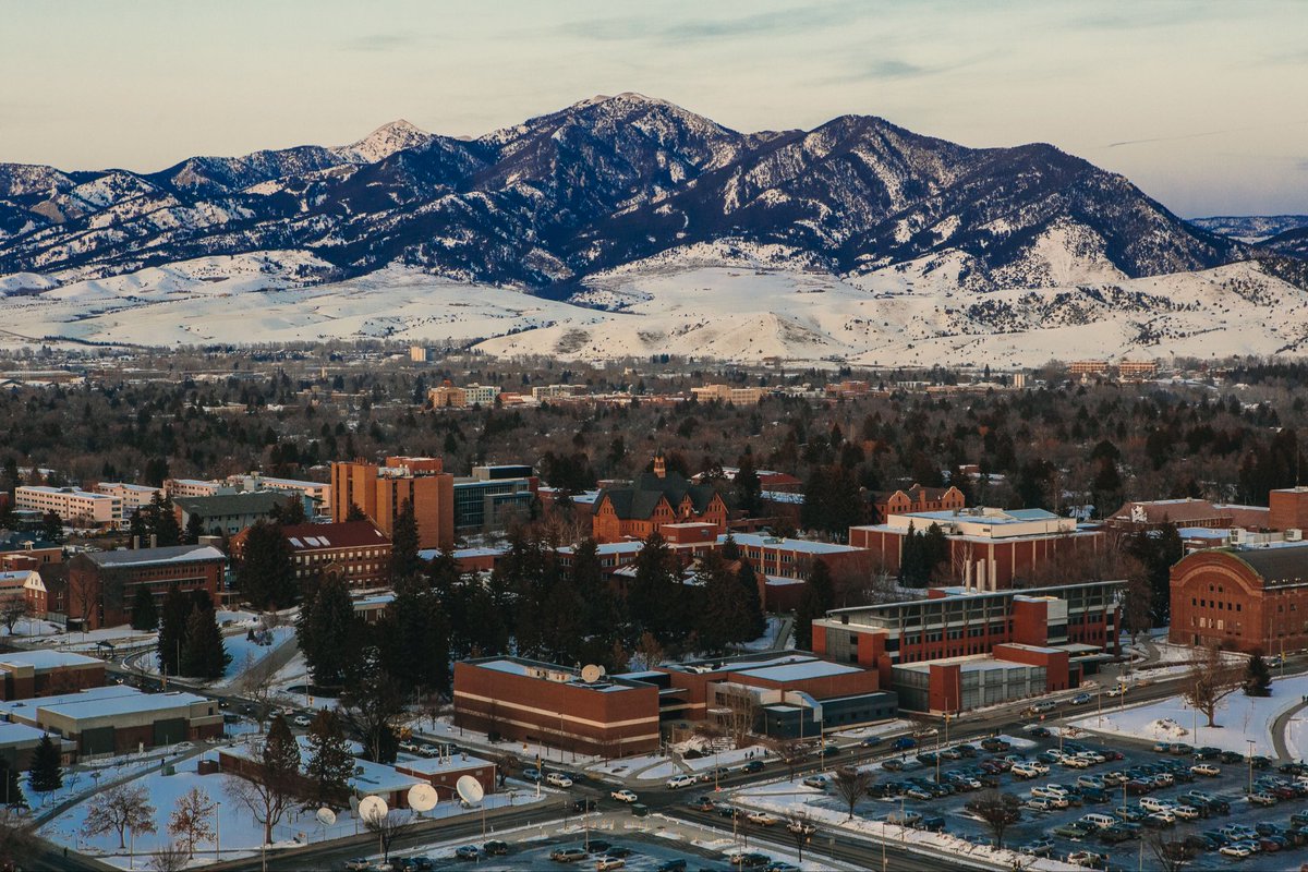 Not only is Montana State playing in the NCAA Tournament… The Bobcats’ campus in Bozeman is straight out of a painting.