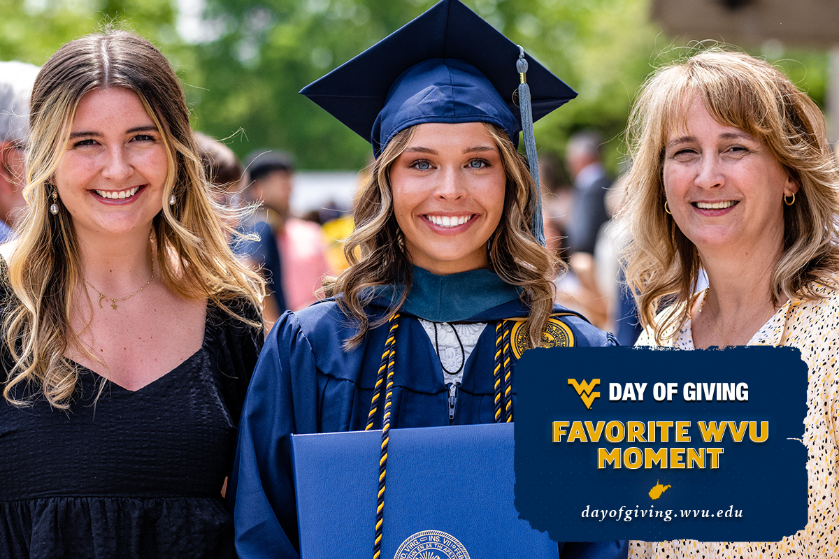 Comment on this post between 8 – 9 p.m. with a photo of your favorite WVU moment and we’ll select three of the best to earn additional #WVUDayofGiving funding. Make sure to tag the unit you wish to support. Make a gift ➡️ dayofgiving.wvu.edu