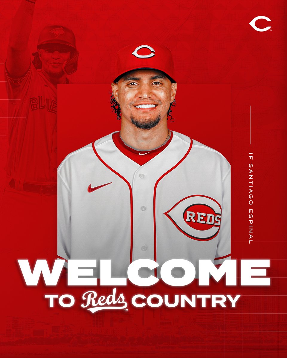 Welcome to Reds Country, Santiago‼️