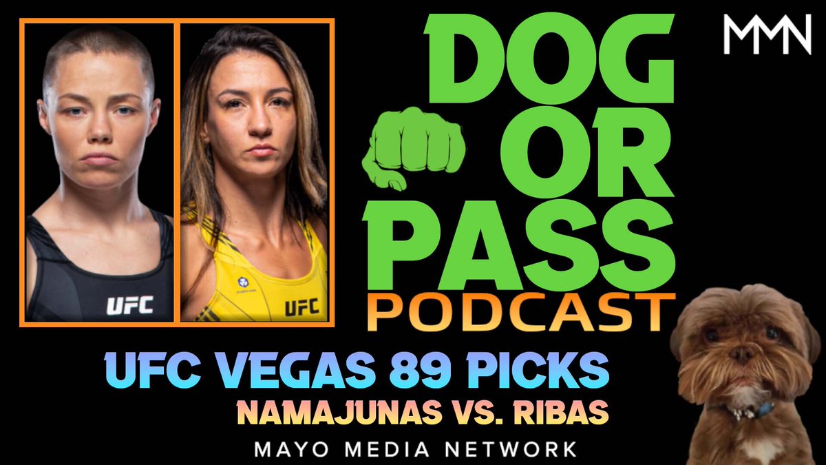 UFC Vegas 89 Picks, Bets, Props | Namajunas vs Ribas Fight Previews w/ @CjSaftic & @PaulShag youtu.be/VUABkA54KG4 Apple: apple.co/2EO5trZ Spotify: spoti.fi/35EZVLk