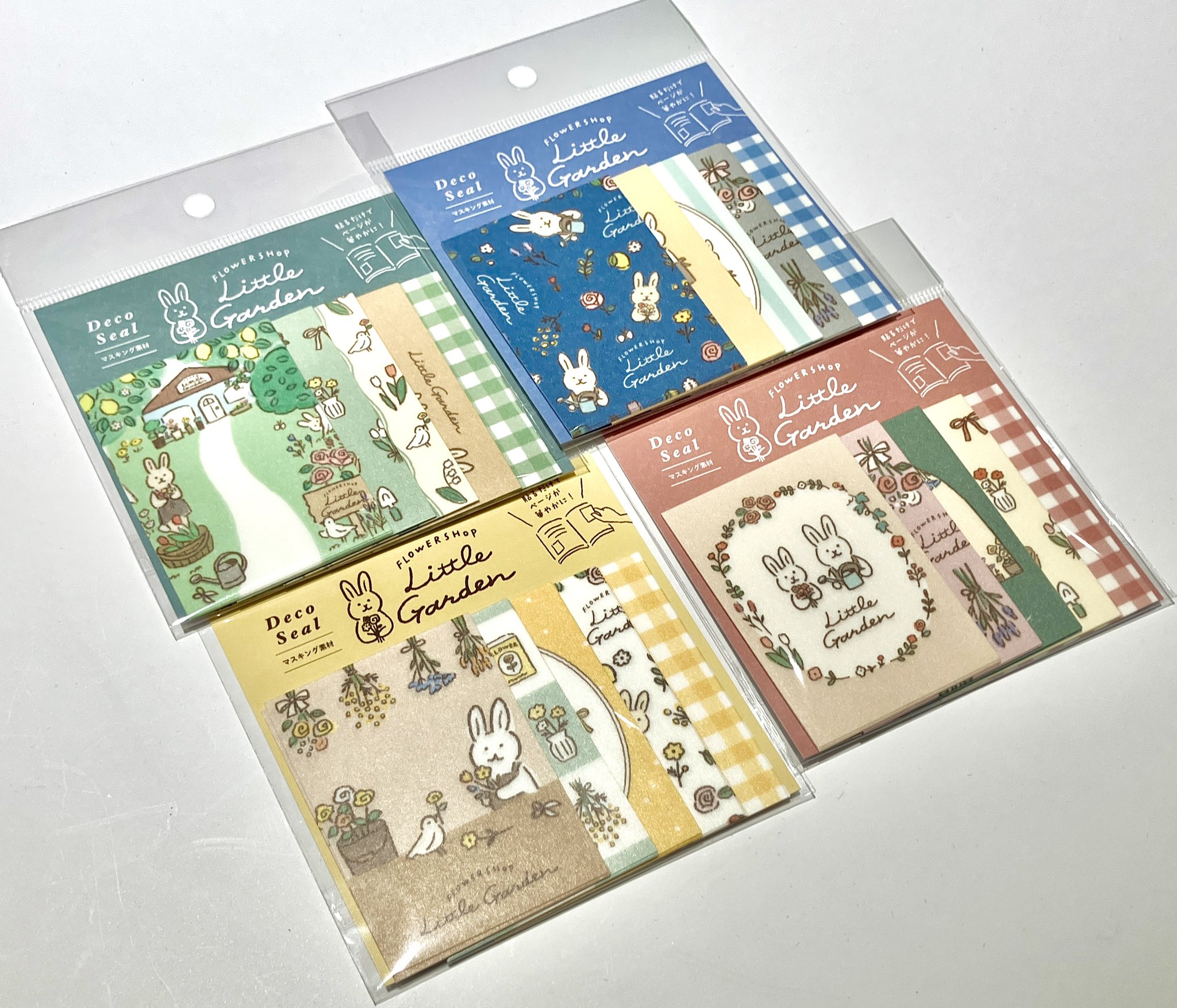 檸檬書店FLOWER SHOP Little Gardenそえぶみ箋12枚