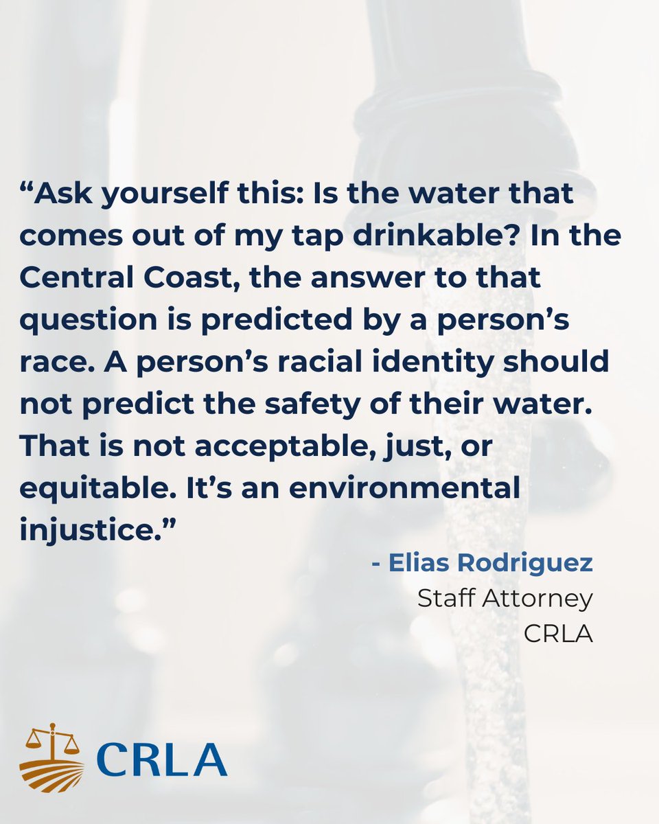 Nitrates from fertilizer application in farming communities contaminate thousands of drinking water wells. #EnvironmentalJustice is #SocialJustice. Read the full story: crla.org/articles/racia…