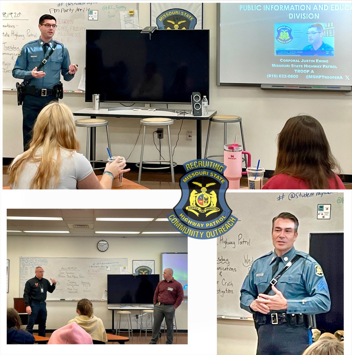 Day 3 of 3 of the Patrol Showcase @RQSHerndon ! Thank you for allowing us to present career opportunities & who we are as an agency to students ! #teach #learn #FutureLeaders #MSHP motrooper.com